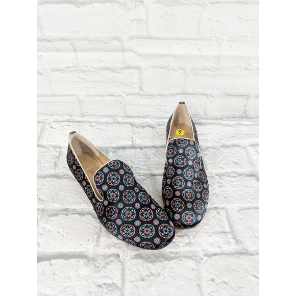 Banana Republic Shoes - Banana Republic Blue Print Loafers